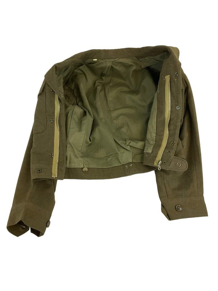 WW2 US Army 11th Airborne Patched Ike Jacket Uniform Tunic Size 38 WW2 US Army 11th Airborne Patched Ike Jacket Uniform Tunic Size 38