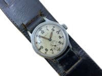 WW2 British ATP Timor Wrist Watch & Leather Strap Working