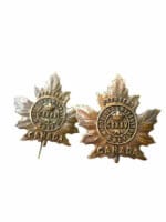 WW1 Canadian CEF 135th Battalion Collars Insignia Pair