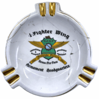 Royal Canadian Airforce RCAF 1 Fighter Wing France Armament Headquarters Ashtray Royal Canadian Airforce RCAF 1 Fighter Wing France Armament Headquarters Ashtray