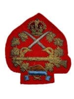 Canadian Militia Arms Instructor Bullion Wire Trade Patch