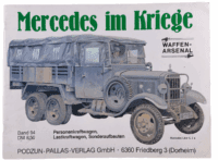 WW2 German Mercedes in the War GERMAN TEXT Waffen Arsenal SC Reference Book