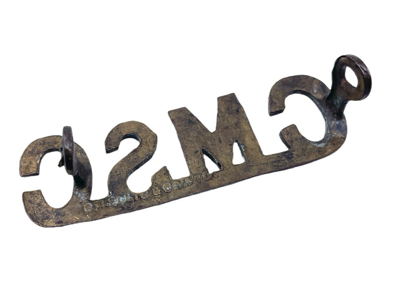 WW1 Canadian CEF CMSC Military Staff Clerks Shoulder Title Single WW1 Canadian CEF CMSC Military Staff Clerks Shoulder Title Single