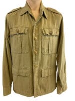 WW2 British Airtex Khaki Long Sleeve Shirt WW2 British Airtex Khaki Long Sleeve Shirt