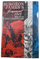 British RN Navy Surgeon James's Journal 1815 Hardcover Reference Book