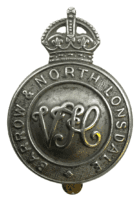 WW2 British Barrow & North Lonsdale Regiment Cap Badge