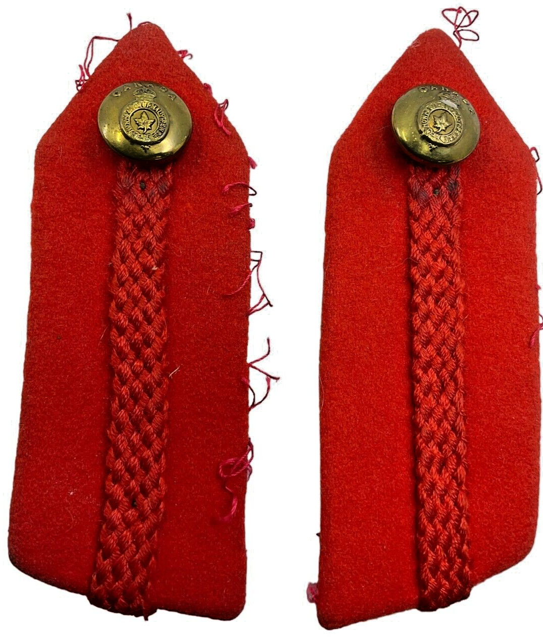 WW2 Canadian Generals Staff Officers Collar Tabs Insignia Pair 1 WW2 Canadian Generals Staff Officers Collar Tabs Insignia Pair 1