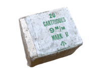 WW2 Canadian Equipment EMPTY Cardboard Box 2 x 1.5 x 1.5 Inch WW2 Canadian Equipment EMPTY Cardboard Box 2 x 1.5 x 1.5 Inch