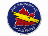 Canadian RCAF Golden Hawks Colour Crest Patch