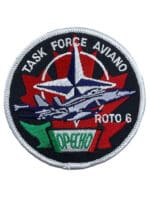 Canadian Forces RCAF CF-18 Task Force Aviano Op Echo Roto 6 Squadron Patch Crest Canadian Forces RCAF CF-18 Task Force Aviano Op Echo Roto 6 Squadron Patch Crest