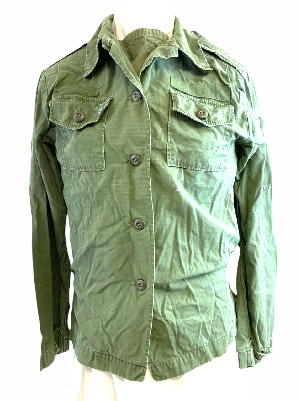 US Army Womens Size 14 OD Green Combat Shirt US Army Womens Size 14 OD Green Combat Shirt