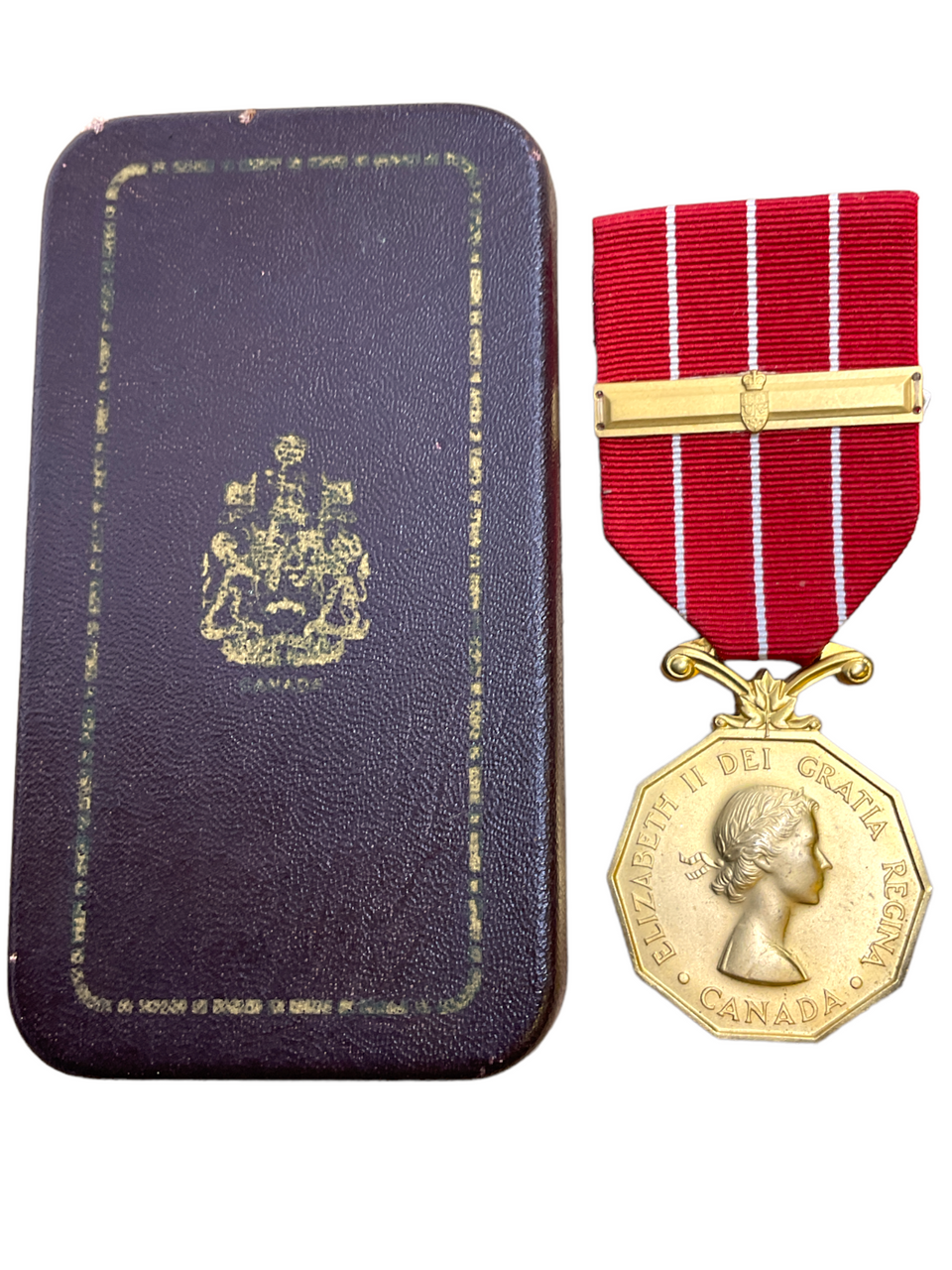 Canadian Forces Decoration Medal CD & Bar Capt Aubin Canadian Forces Decoration Medal CD & Bar Capt Aubin