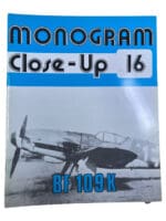 WW2 German Luftwaffe Bf 109K Monogram Close Up Soft Cover Reference Book