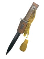 WW1 Austro Hungarian Mannlicher 1888 Bayonet With Frog & Knot Original Group