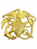 WW1 AEF US USN Public Health Officers Cap Badge
