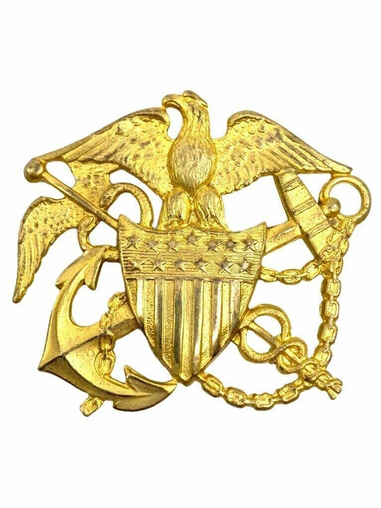 WW1 AEF US USN Public Health Officers Cap Badge WW1 AEF US USN Public Health Officers Cap Badge