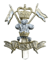 British 9th 12th Hussars Staybright Cap Badge British 9th 12th Hussars Staybright Cap Badge
