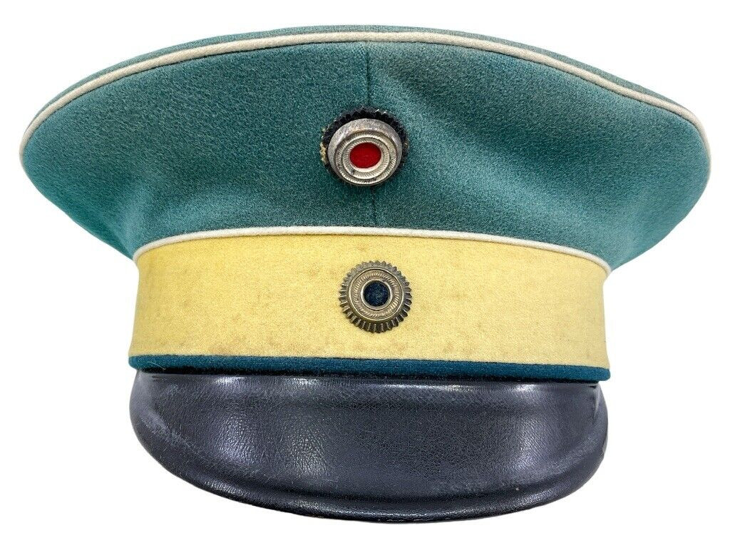 WW1 Imperial German Kurassier Regiment 7 Peak Cap Hat Size 7 1/4 WW1 Imperial German Kurassier Regiment 7 Peak Cap Hat Size 7 1/4