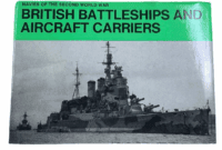 WW2 British RN Navy Battleships and Aircraft Carriers Hardcover Reference Book