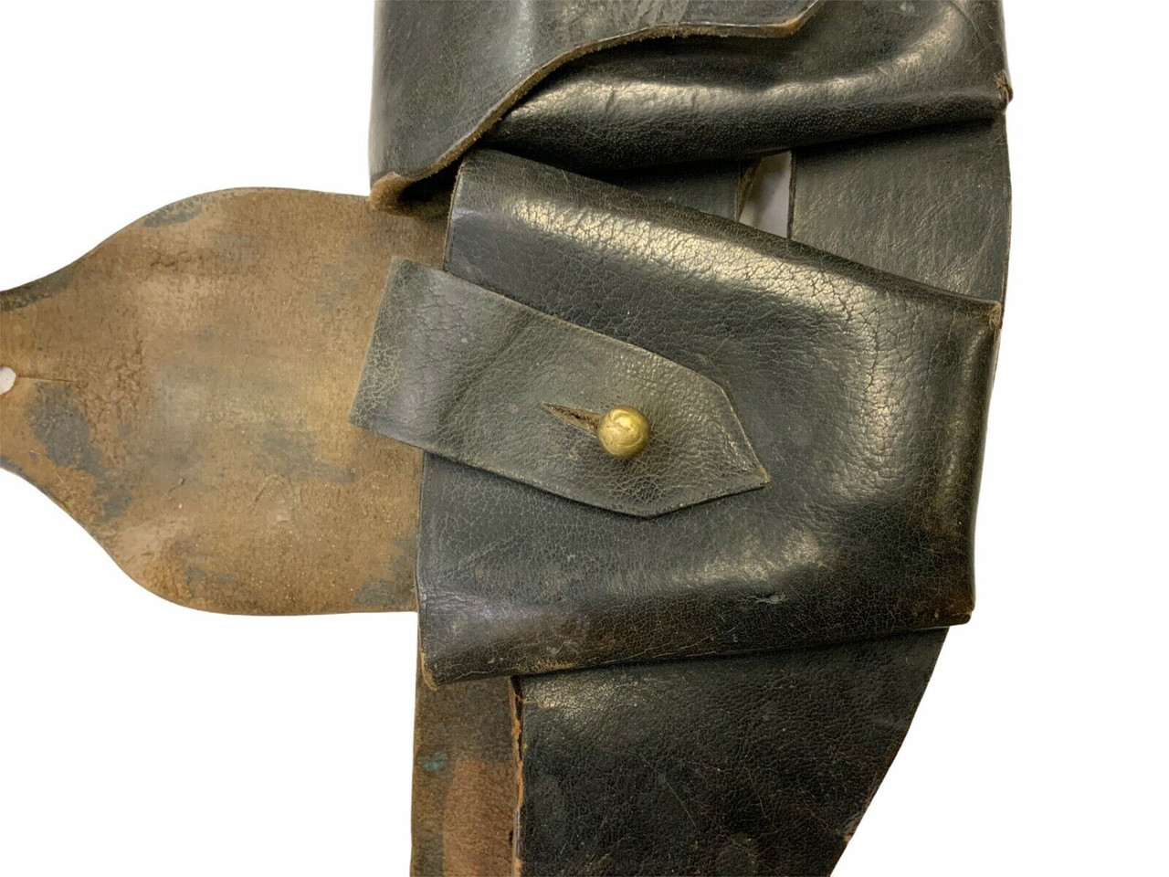 WW1 WW2 British Indian Five Pocket Leather Bandolier WW1 WW2 British Indian Five Pocket Leather Bandolier