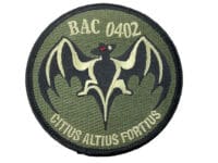 Canadian Forces RCAF BAC 0402 Course Crest OD Green Crest Patch Vintage Canadian Forces RCAF BAC 0402 Course Crest OD Green Crest Patch Vintage