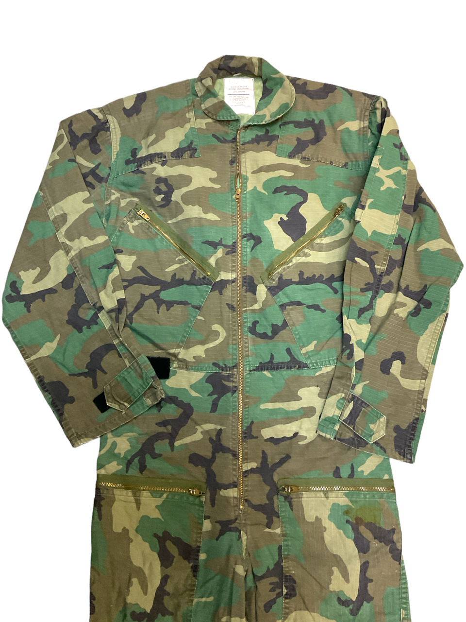 US USAF Pilot Jumpsuit Ripstop Camouflage Medium Sized US USAF Pilot Jumpsuit Ripstop Camouflage Medium Sized
