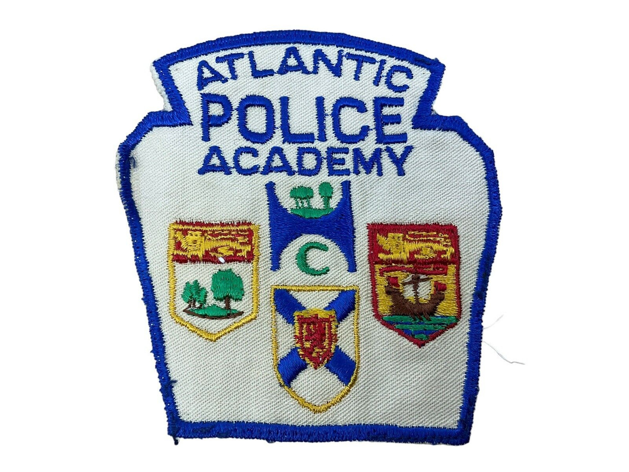 Canadian Atlantic Police Academy PEI Blue Edge Police Patch Insignia Canadian Atlantic Police Academy PEI Blue Edge Police Patch Insignia