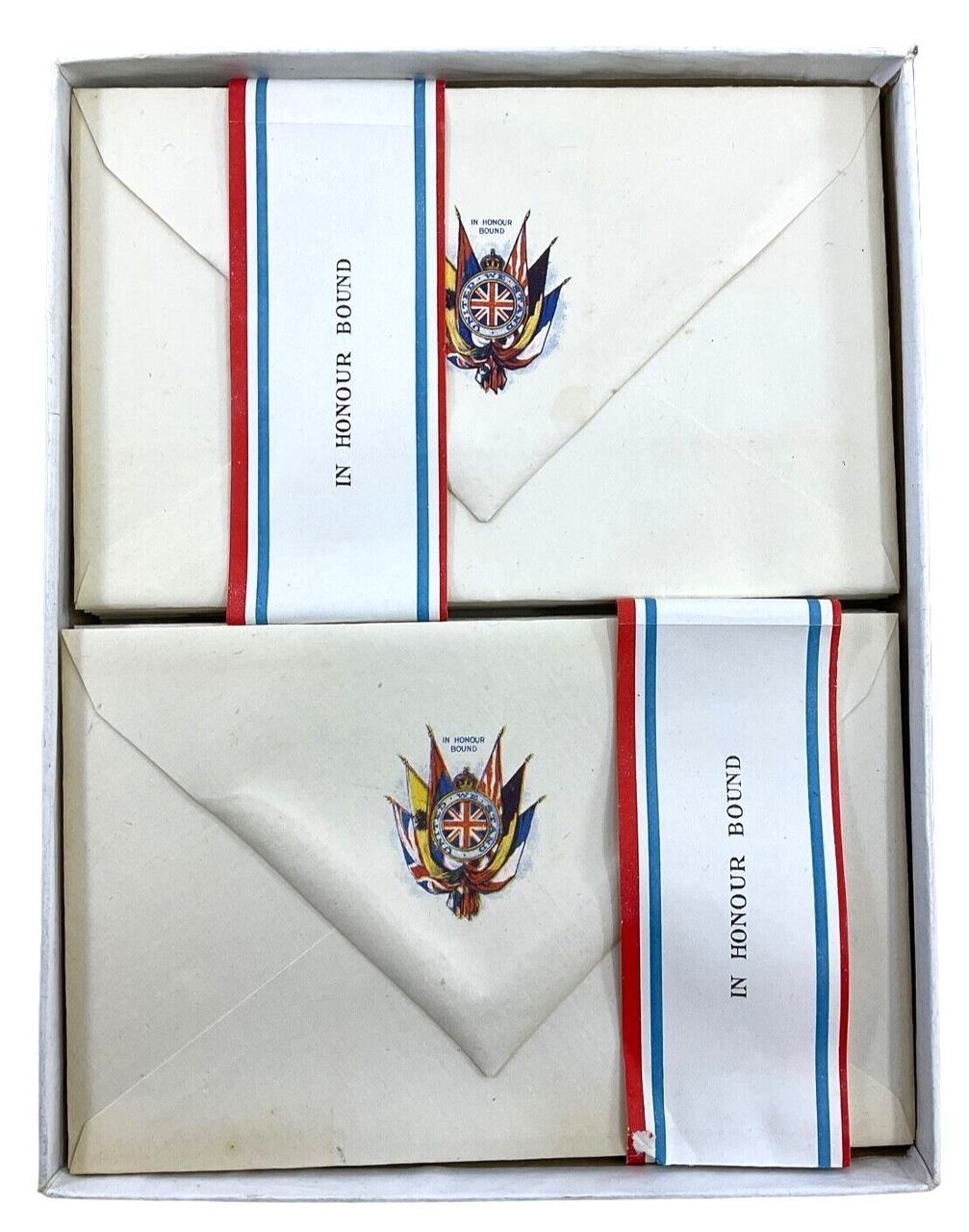 WW1 Canadian CEF In Honour Bound Writing & Envelope Set In Box WW1 Canadian CEF In Honour Bound Writing & Envelope Set In Box