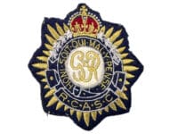 WW2 Canadian RCASC Army Service Corps Blazer Crest Patch Vintage