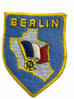 French Forces In Berlin Snow Back And Stud Sleeve Patch
