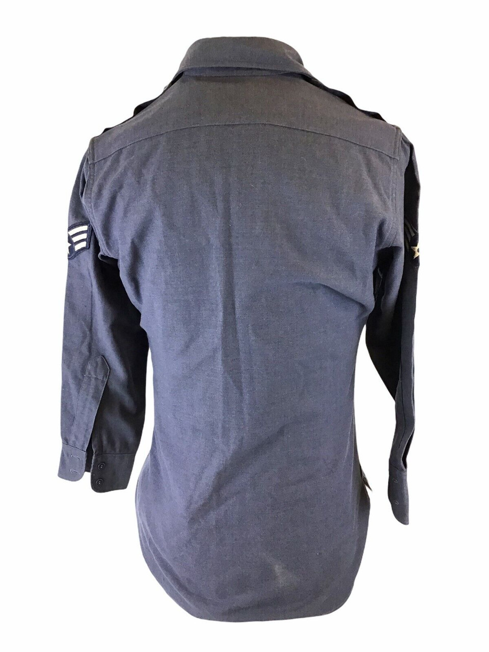 Korean War Era US USAF Blue Shirt Uniform Korean War Era US USAF Blue Shirt Uniform