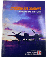WW2 US USAAF Lockheed P.38 Lighting A Pictorial History Softcover Reference Book