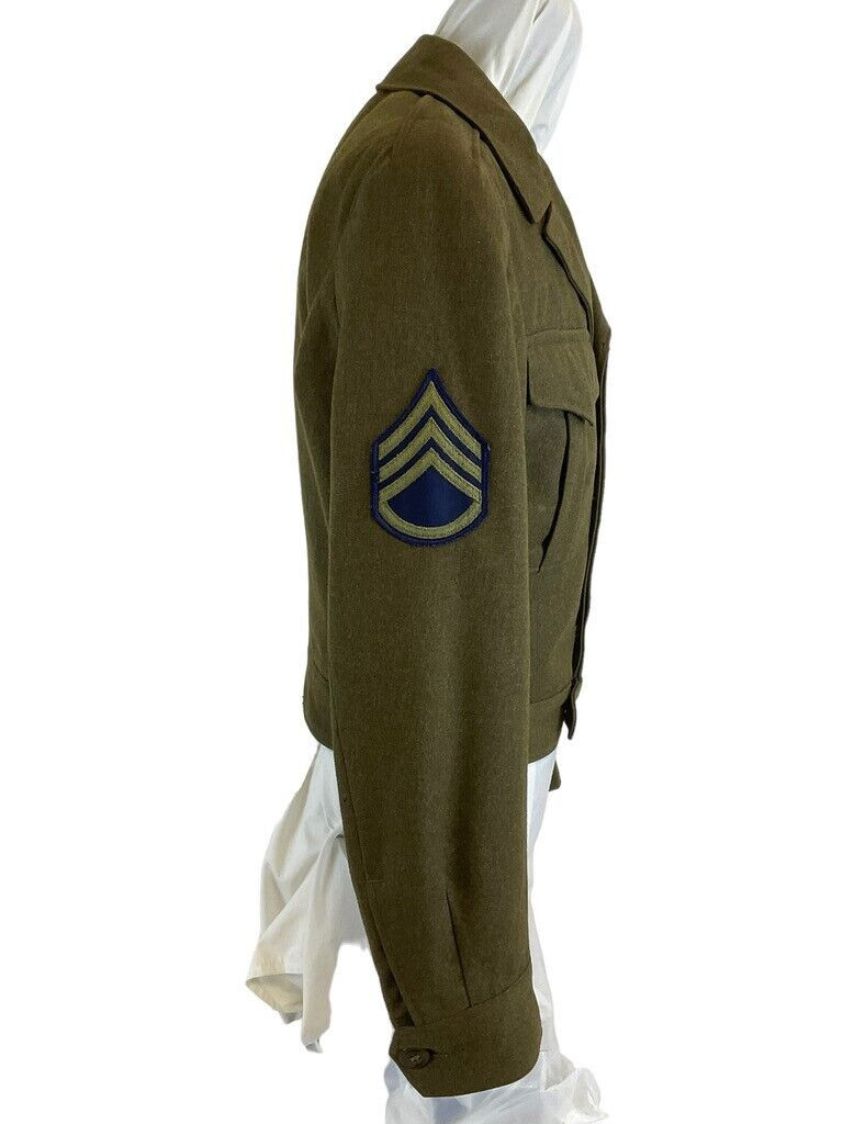 WW2 US Army 11th Airborne Patched Ike Jacket Uniform Tunic Size 38 WW2 US Army 11th Airborne Patched Ike Jacket Uniform Tunic Size 38