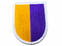 US Army Special Forces Airborne Beret Flash Yellow Purple US Army Special Forces Airborne Beret Flash Yellow Purple