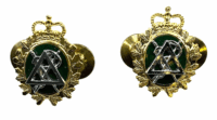 Canadian Forces Dental Corps Collar Badge Insignia Pair