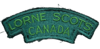 Canadian Forces Lorne Scots Shoulder Title Insignia Single