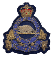 Royal Canadian Army Pay Corps Bullion Blazer Crest Insignia