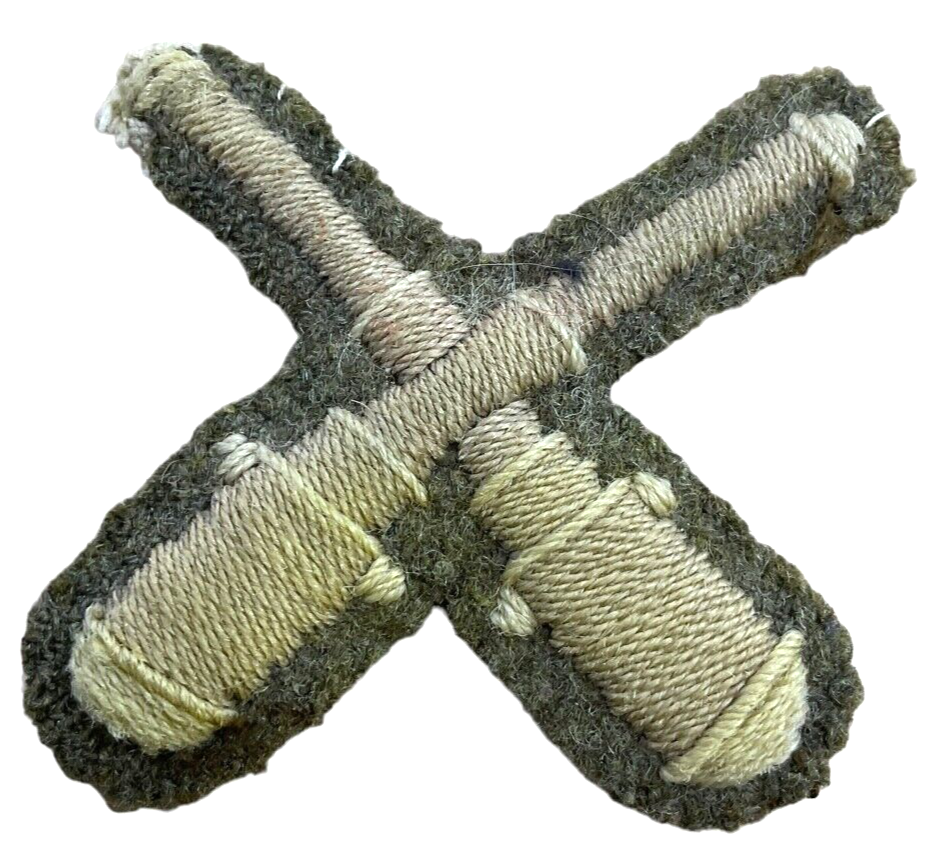 WW1 Canadian British CEF BEF Gunners Qualification Sleeve Patch Insignia WW1 Canadian British CEF BEF Gunners Qualification Sleeve Patch Insignia