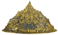 Victorian British 5th Royal Lancers Officers Helmet Plate