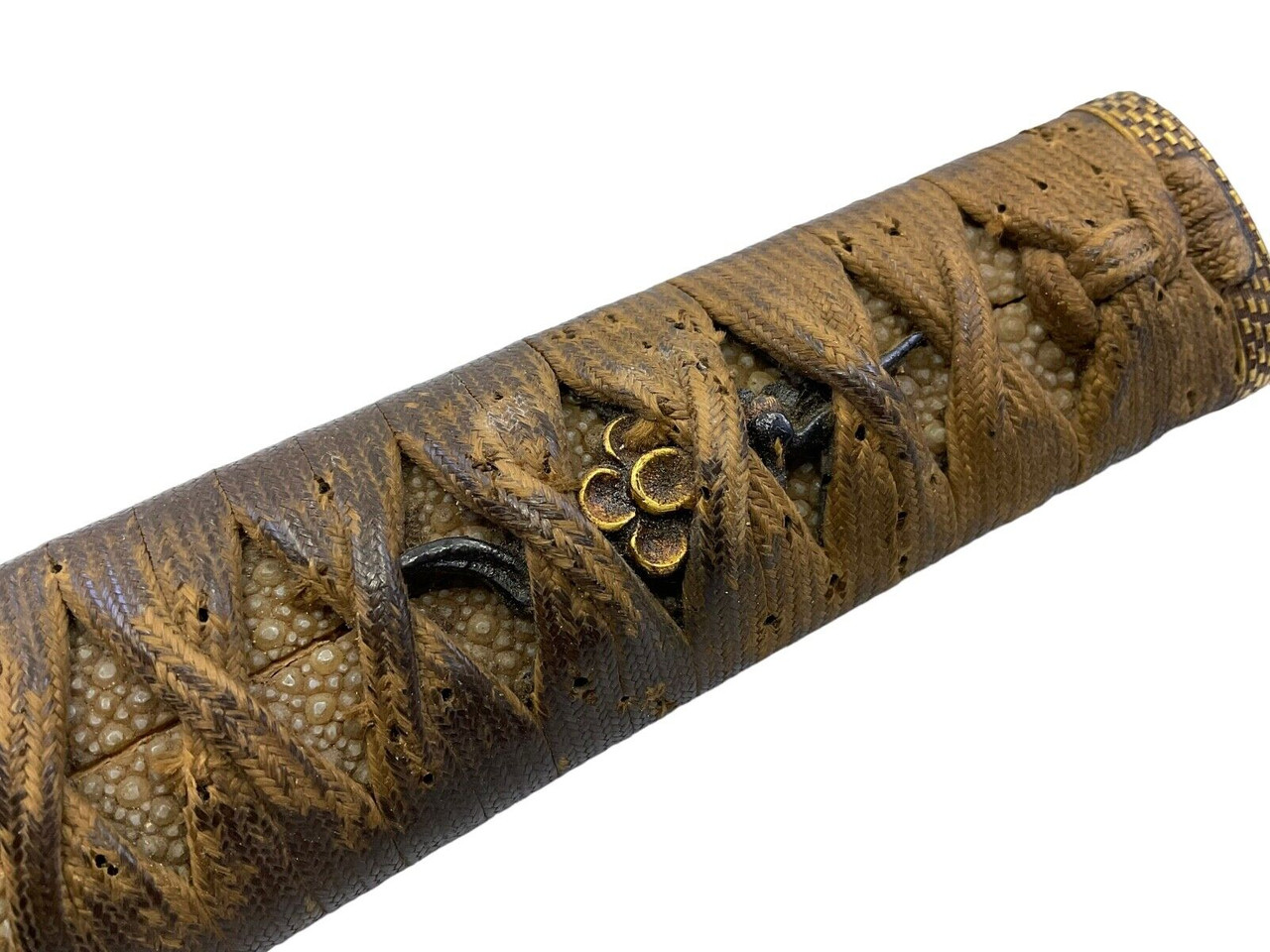 WW2 Imperial Japanese Sword Handle With Wrap & Minuki WW2 Imperial Japanese Sword Handle With Wrap & Minuki