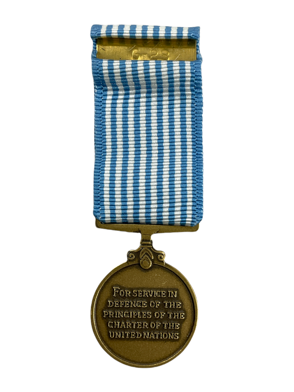 Korean War Canadian British UN Peace Keeping Medal Miniature Korean War Canadian British UN Peace Keeping Medal Miniature