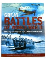 WW2 British German US Great Battles of World War II Hard Cover Reference Book