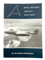 British RAF Aircraft Serial Numbers PA100-RZ999 Soft Cover Reference Book