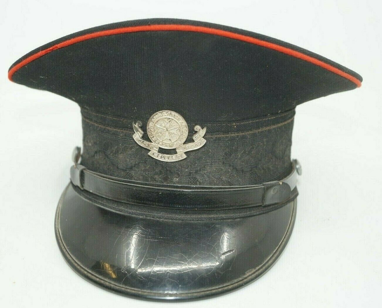 Vintage St Johns Ambulance Brigade Visor Cap Vintage St Johns Ambulance Brigade Visor Cap