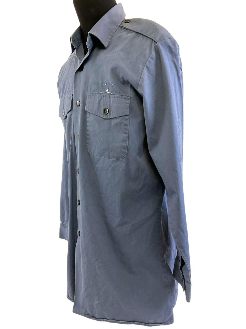 British RN Navy Flight Deck Mans Working Dress Shirt Size 38/40 British RN Navy Flight Deck Mans Working Dress Shirt Size 38/40