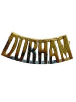 WW2 British Durham Regiment Shoulder Title Single