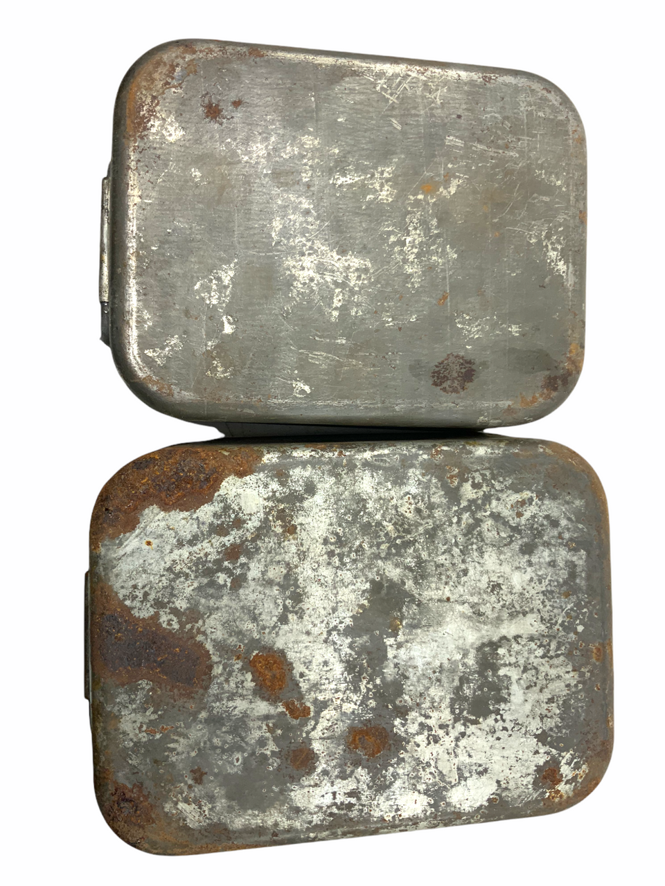 WW2 British Army Pair Of Steel Mess Tins WW2 British Army Pair Of Steel Mess Tins