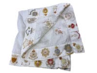 WW1 British BEF Regimental Badge Decorated HOME FRONT Hankie WW1 British BEF Regimental Badge Decorated HOME FRONT Hankie