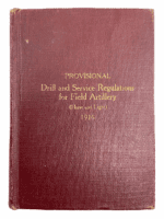 WW1 US AEF Drill & Service Regulations For Field Artillery Horse & Light Book