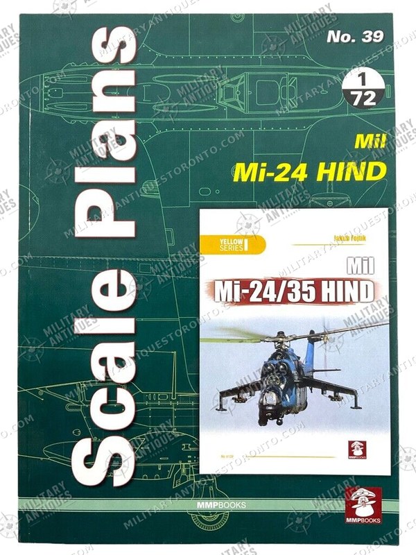 Polish Air Force Mil Mi-24 HIND Scale Plans 39 Modelling SC Reference ...